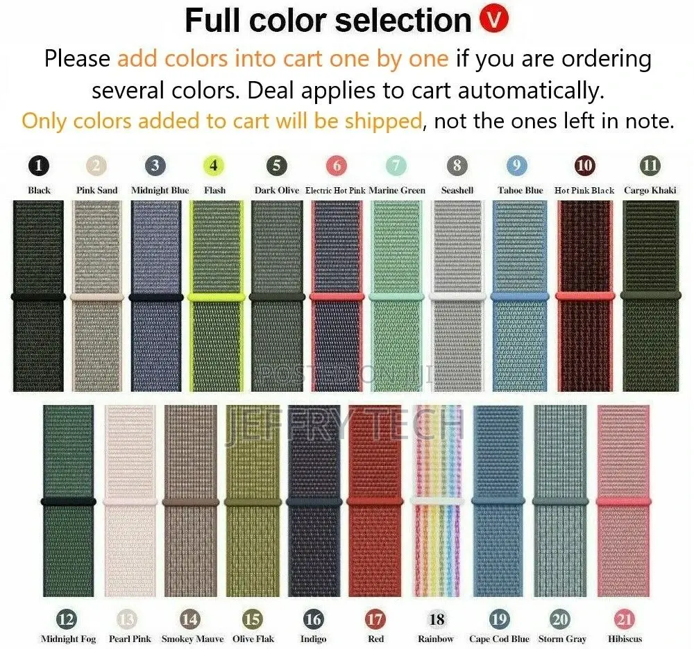 Woven Nylon Band for Iwatch Series 4/3/2/1 38/42/40/44mm
