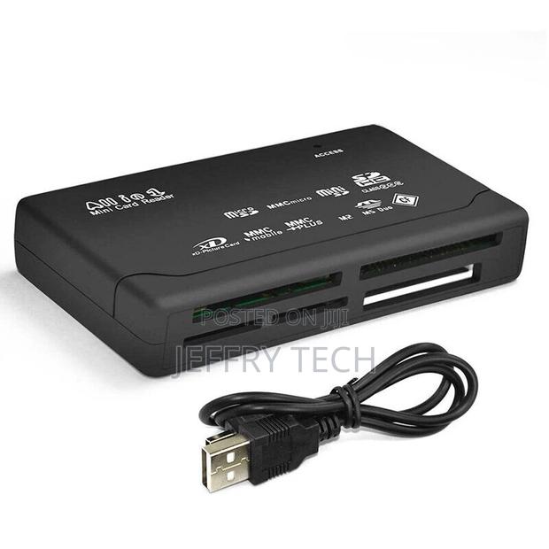 Compact All in One USB Multi Memory Card Reader Adapter For - thumbnail 2