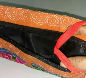 Bohemian Floral Embroidered Clutch Bag