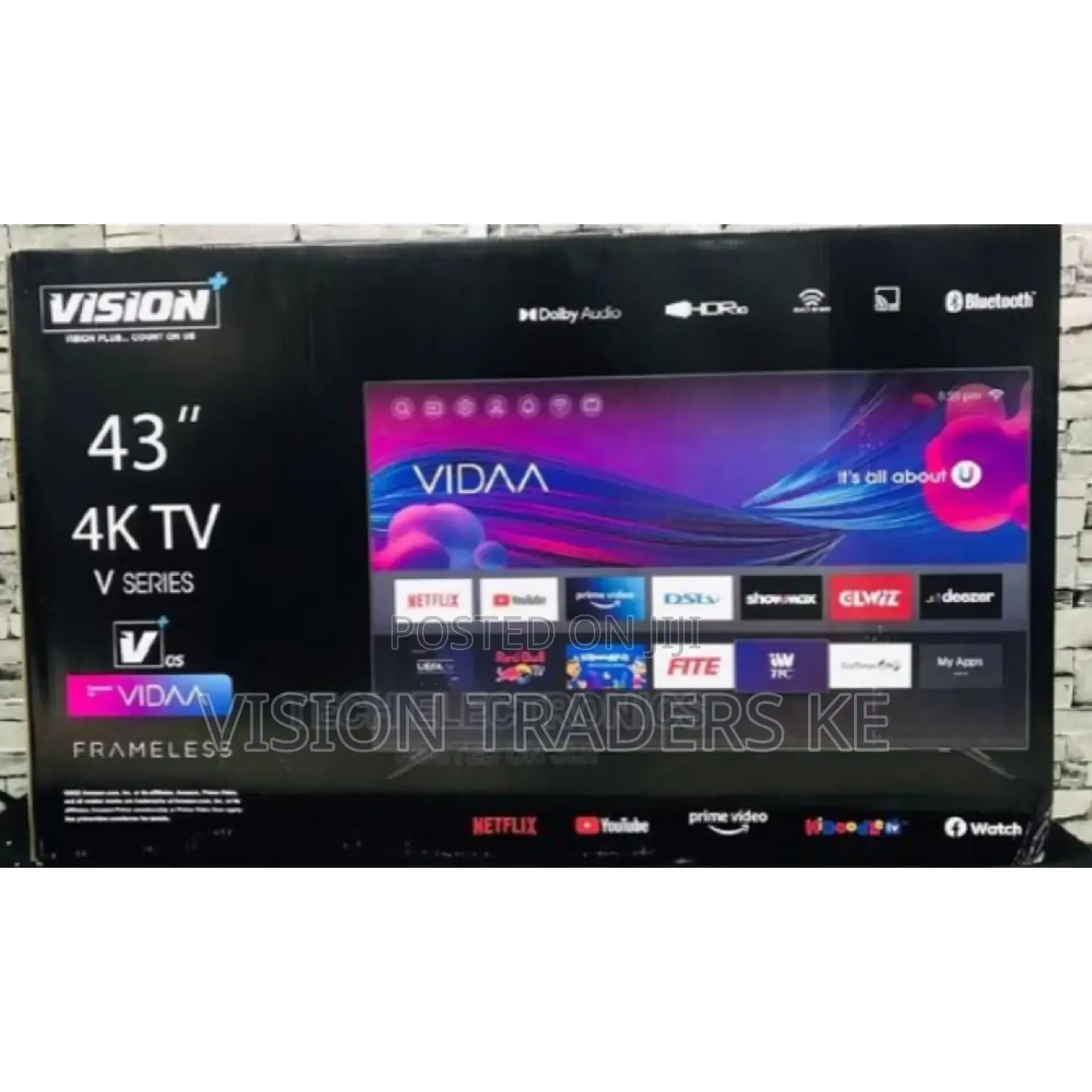 Vision Plus Frameless 43 Inches Smart Tv Ultra HD