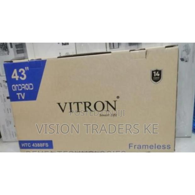 Vitron 43 Inches Smart Android Framless Vitron Tv Full Hd. - thumbnail 3
