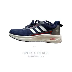 Navy Blue and White Adidas Gym/Running Shoes