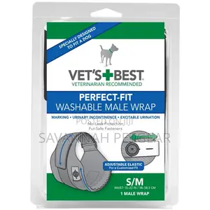Perfect Fit Washable Male Dog Wrap – Small/Medium