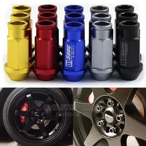 Block Racing Sport Rim Nuts