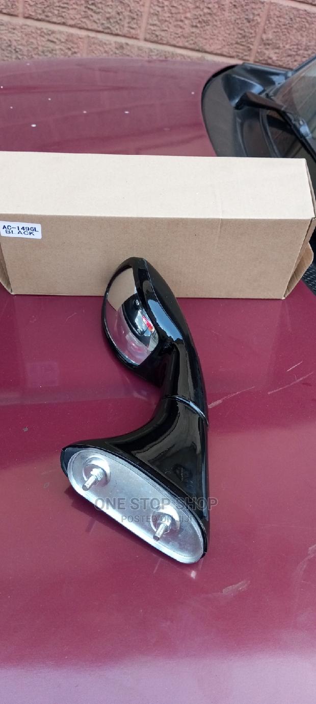 Black Universal Fit Rush Replacement Wing Mirror - main view