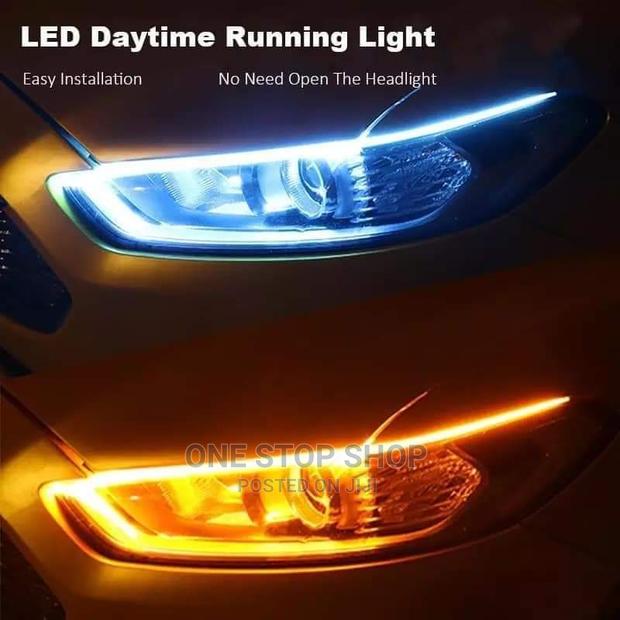 2pcs Universal Car LED DRL Flexible Lights - main view