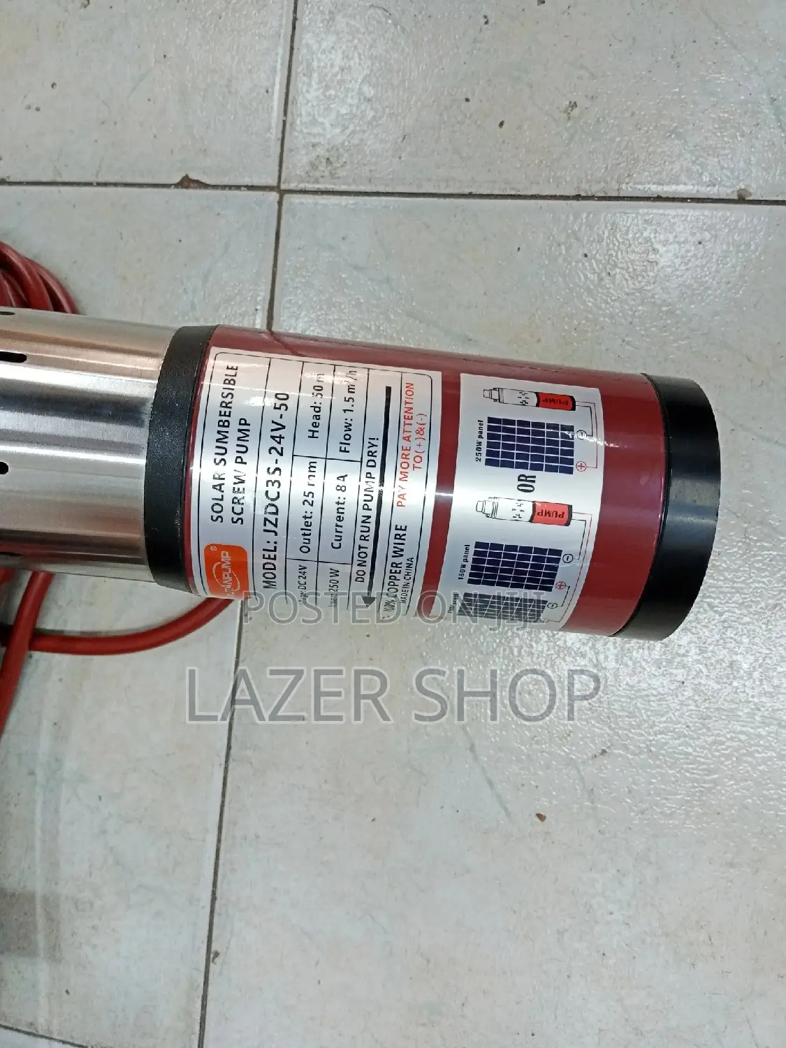 Rutan Submersible Pump,250watts