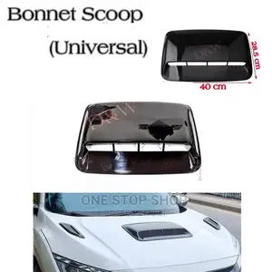 Universal Fit Plastic Black Bonnet Scoop.