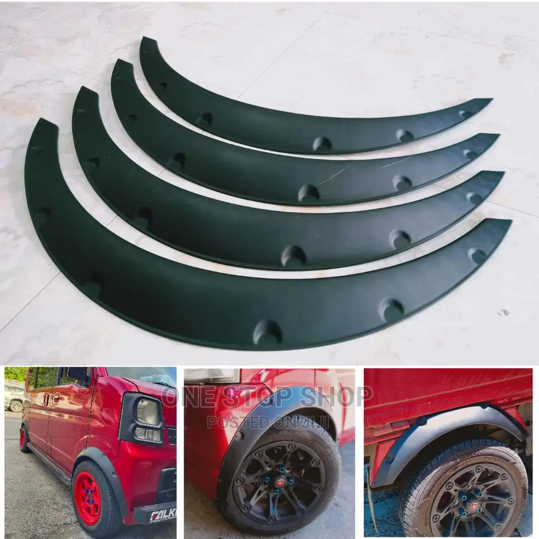 Car Installed With Universal Fit Fender Flarea