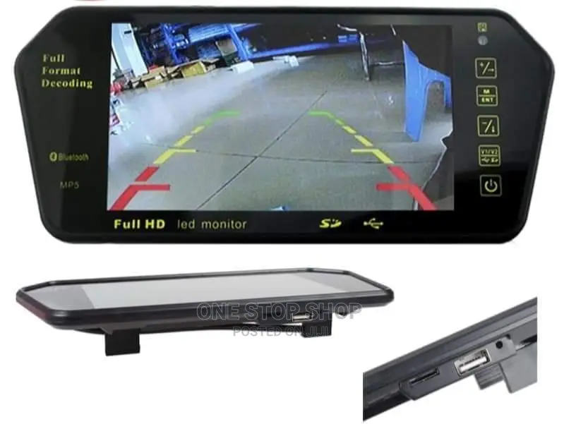 Touch Screen 7" Bluetooth Rearview Mirror Screen