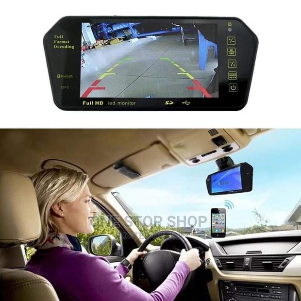 Touch Screen 7" Bluetooth Rearview Mirror Screen