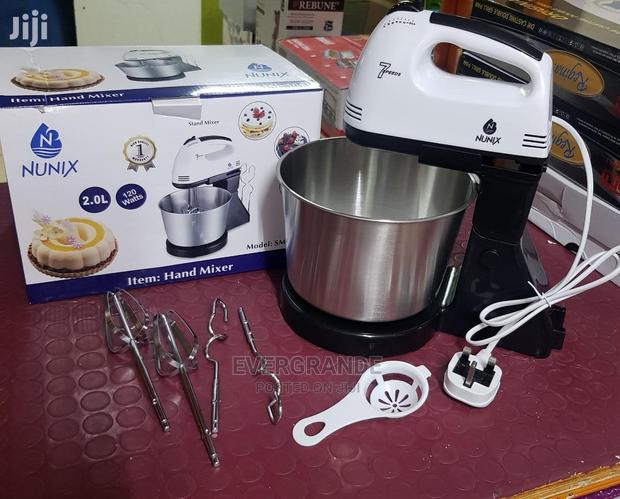 Electric Hand Mixer With Bowl