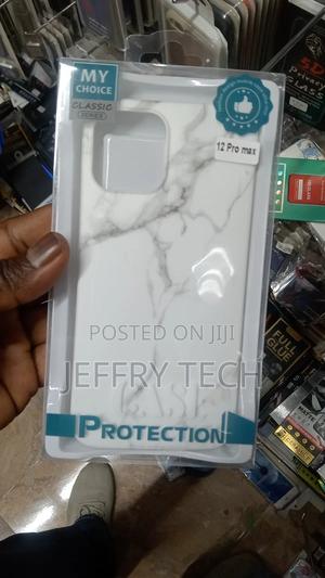 White Marble iPhone 12 Pro Max Clip Case - thumbnail 2