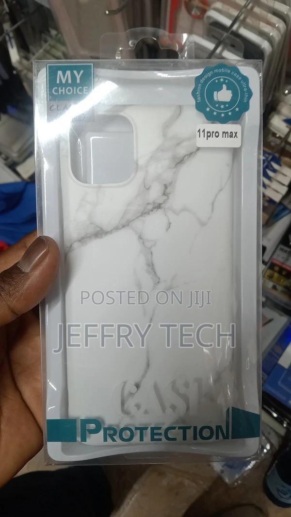 White Marble iPhone 11 Pro Max Clip Case - main view