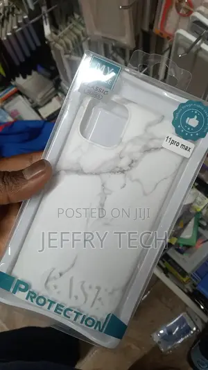 White Marble iPhone 11 Pro Max Clip Case