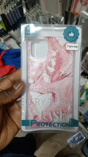 Rose Gold Marble iPhone 11 Pro Max Clip Case