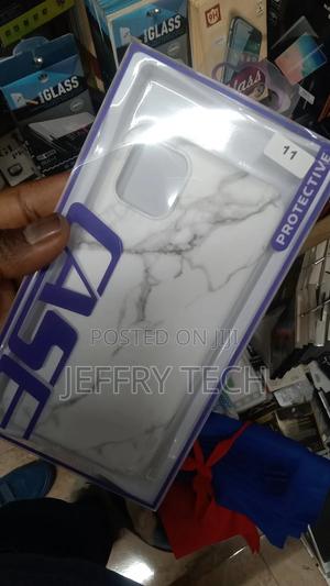 White Marble iPhone 11 Clip Case - thumbnail 2