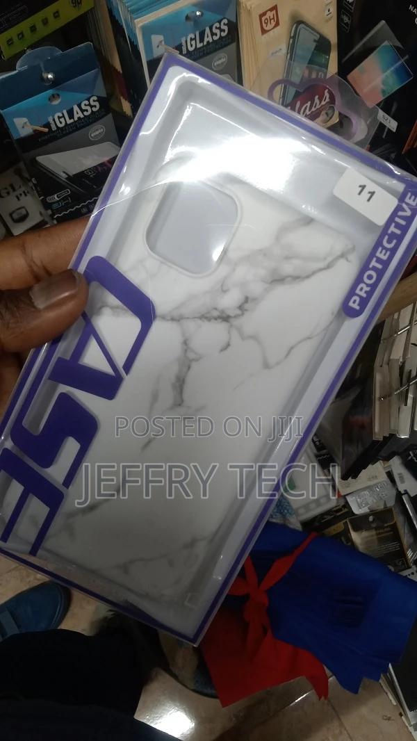 White Marble iPhone 11 Clip Case - main view