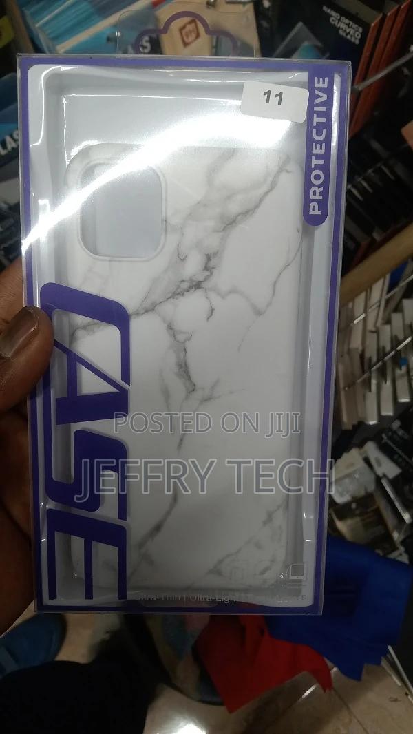 White Marble iPhone 11 Clip Case - thumbnail 3