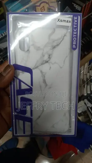White Marble iPhone XS Max Hybrid Case