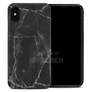 Black Marble iPhone XS Max Hybrid Case