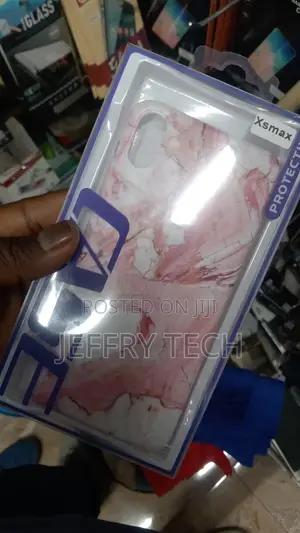 Satin Marble iPhone XS Max Hybrid Case (Make From Design)