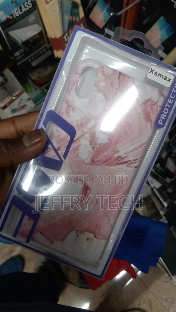 Satin Marble iPhone XS Max Hybrid Case (Make From Design) - thumbnail 2