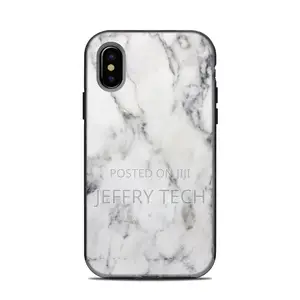White Marble iPhone X Next Case Skin