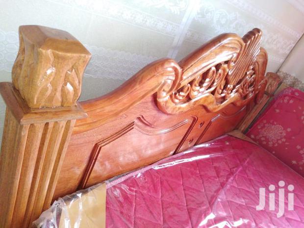 Mahogany Bed 5x6fts Solid-Premium Executive Bed - thumbnail 2