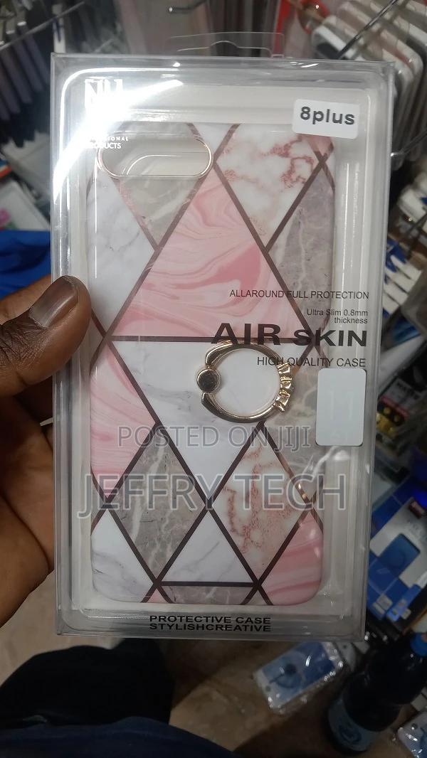 White Marble Ring iPhone 8 Plus Next Case Skin - main view