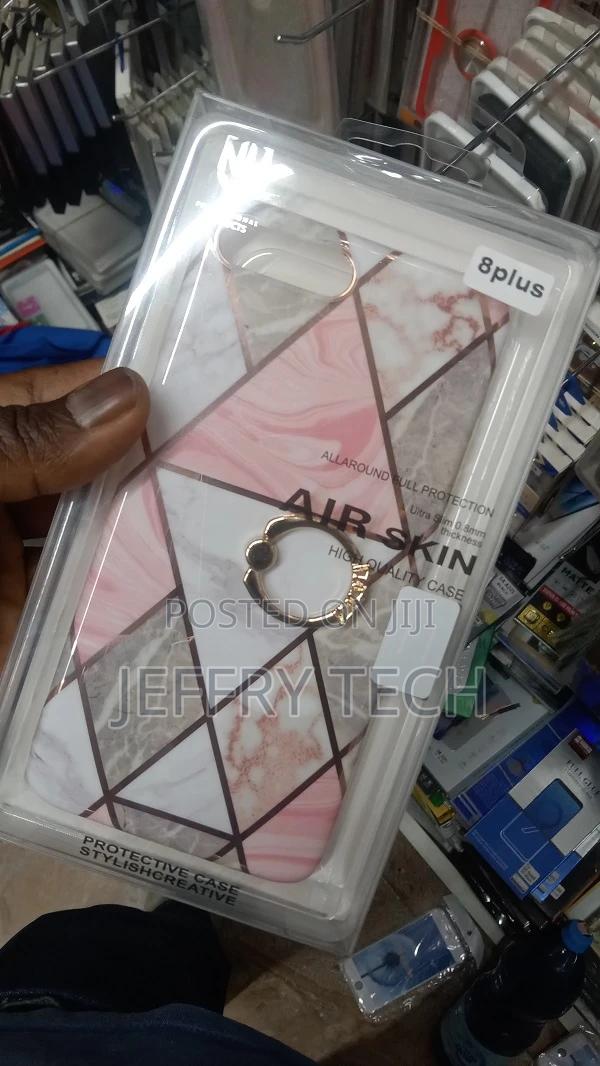 White Marble Ring iPhone 8 Plus Next Case Skin - thumbnail 3