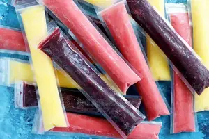 Polythene Lay Flat Tubing Roll - 1.2 - 3 Inch - Ice Pops