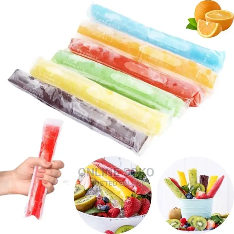 Polythene Lay Flat Tubing Roll - 1.2 - 3 Inch - Ice Pops