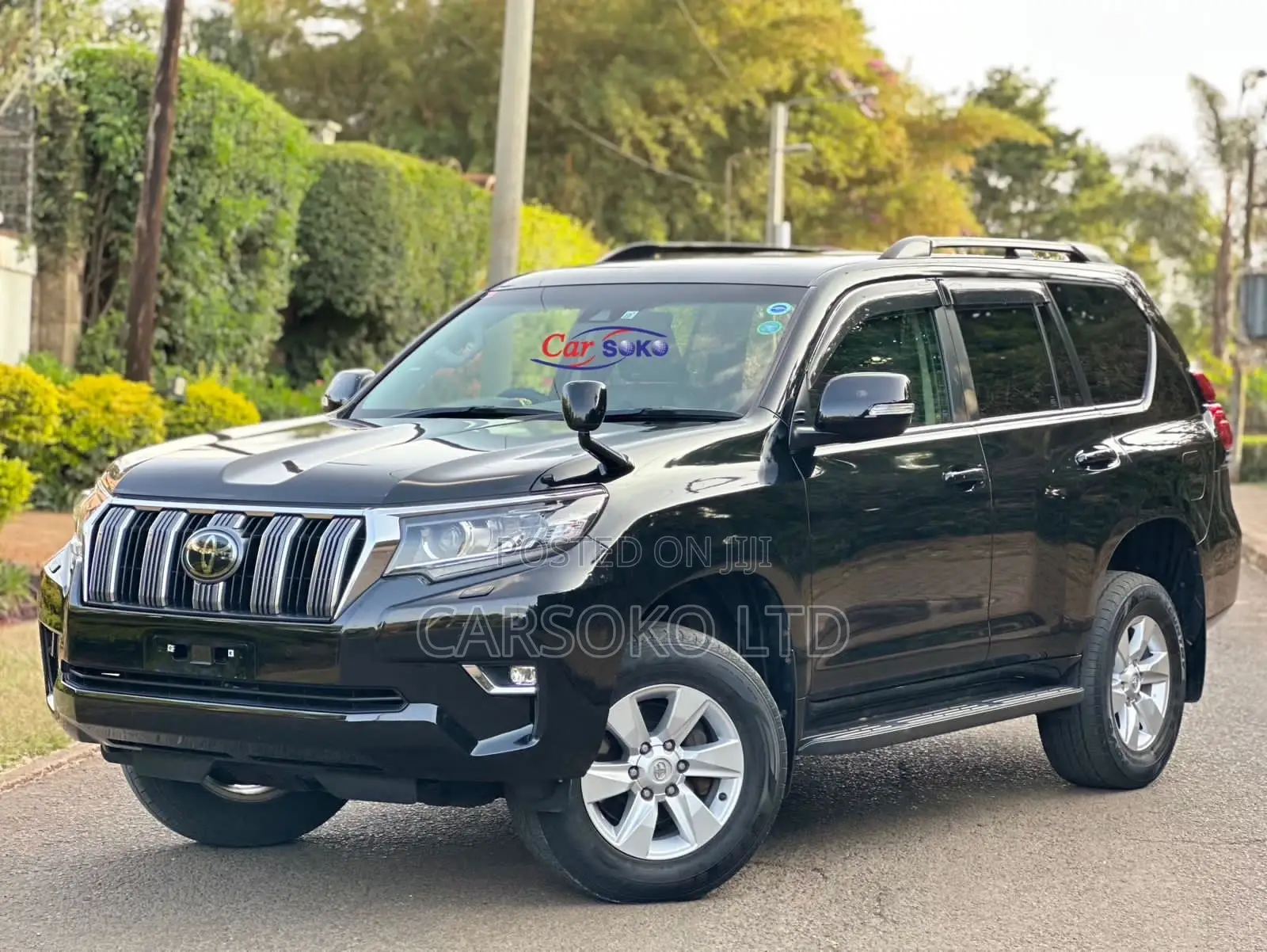 Toyota Land Cruiser Prado 2.8 2017 Matt Black