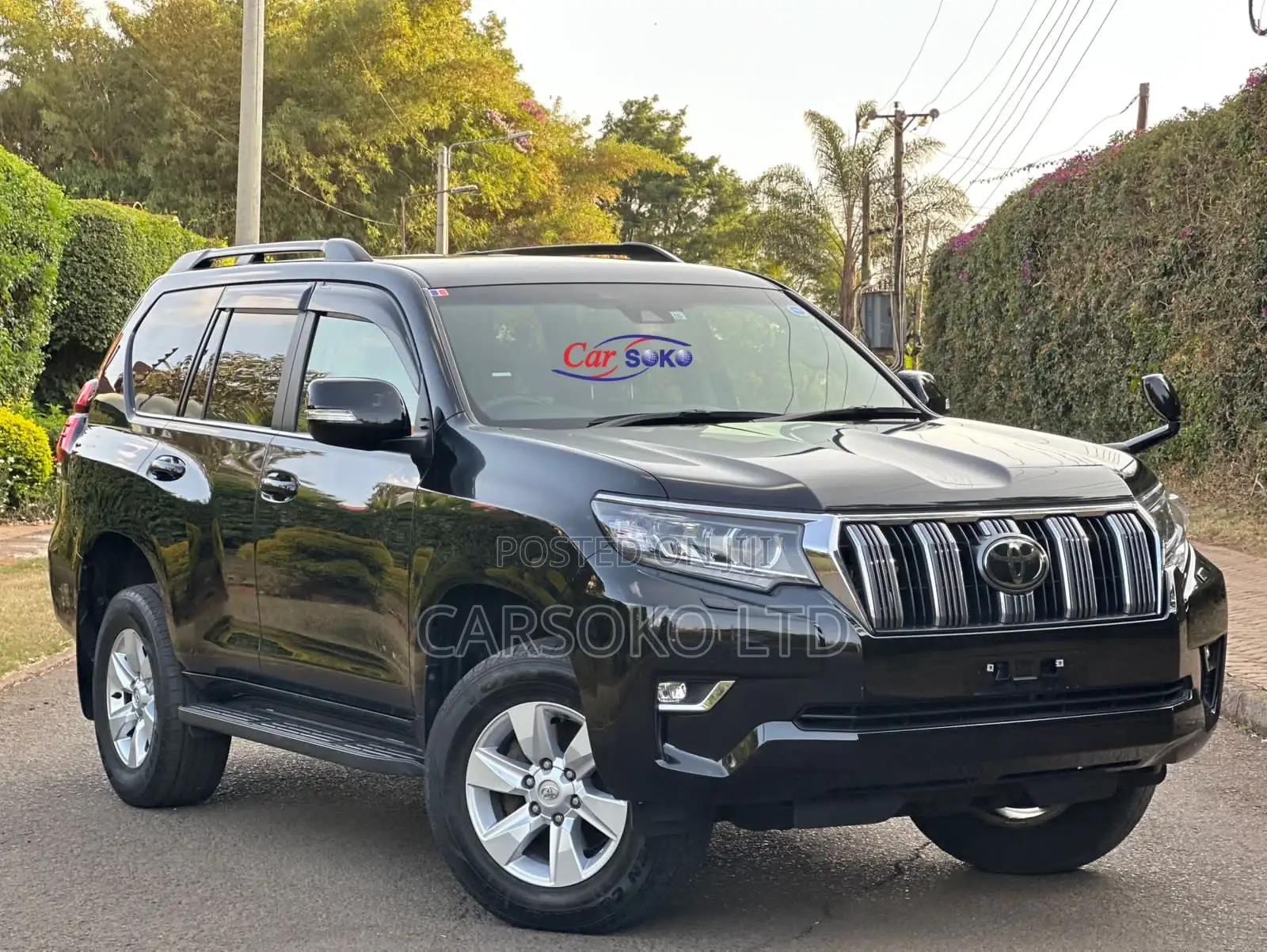 Toyota Land Cruiser Prado 2.8 2017 Matt Black