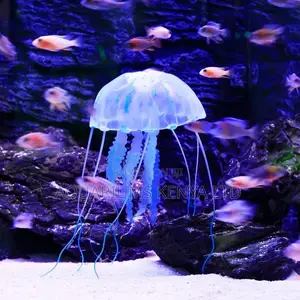 Hypnotic Aquarium Decor, Artificial Jelly Fish