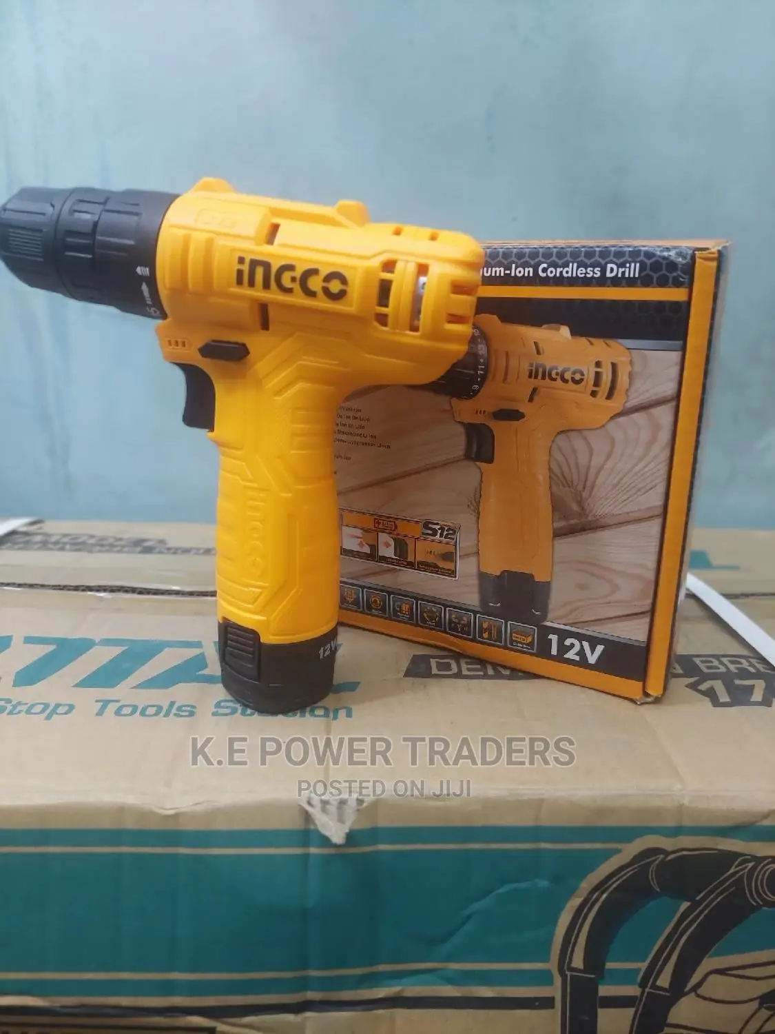 Powerful Lithium-Ion Battery 12v Cordless Drill
