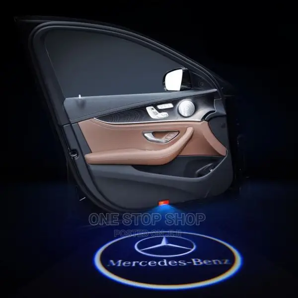 Wireless Mercedes Door Welcome Logo Light (2pcs)
