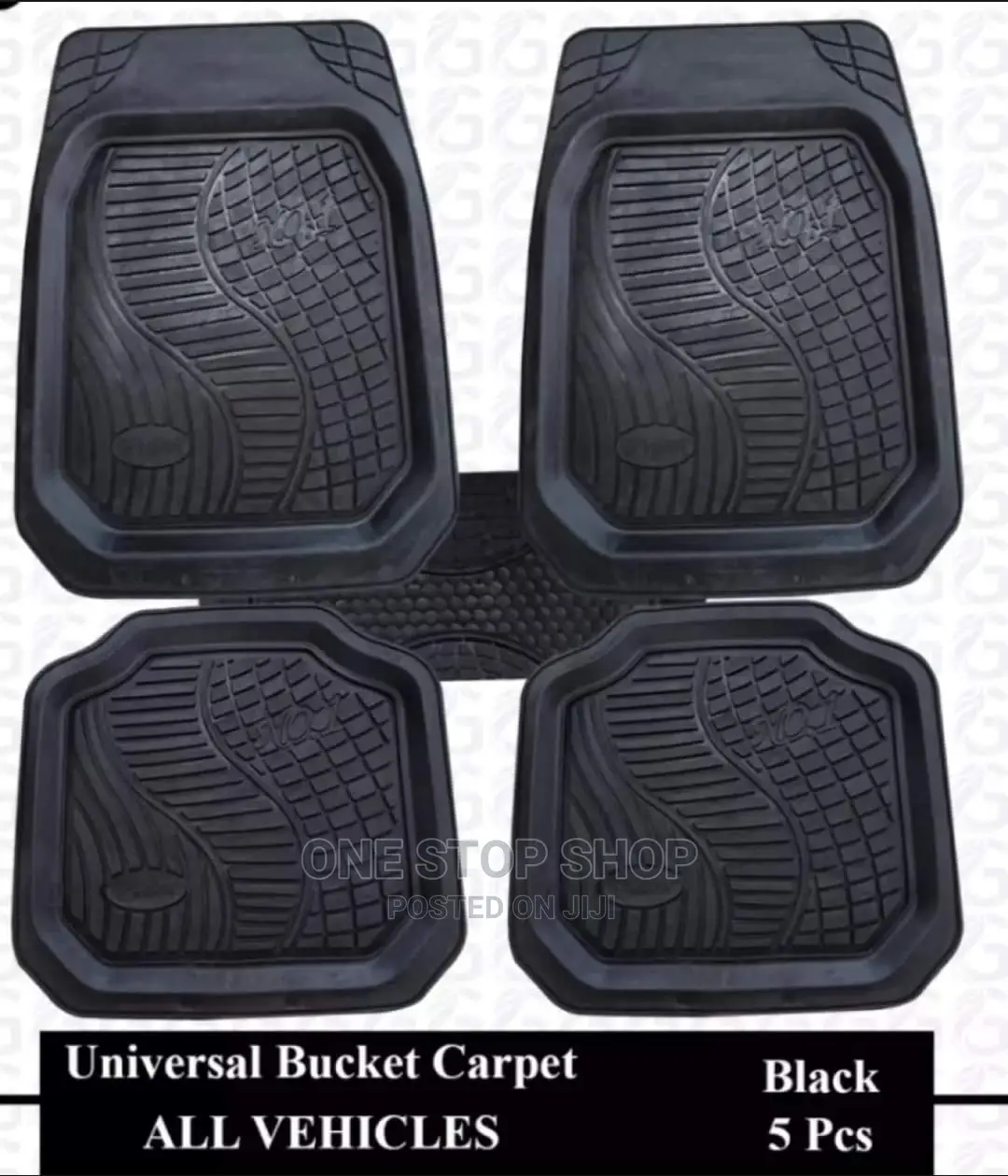Plain Black Universal No.1 Mats(Grey,Baije,Black)