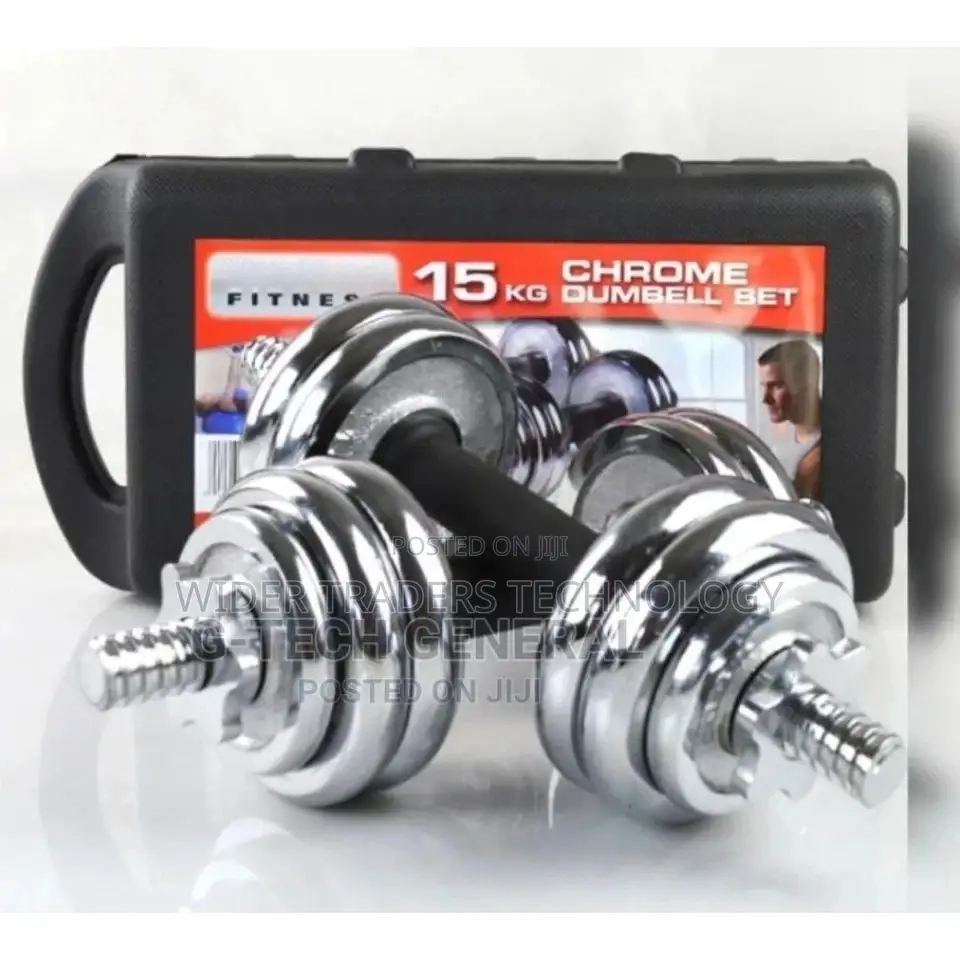 Chrome Dumbbell 15 Kg With Case