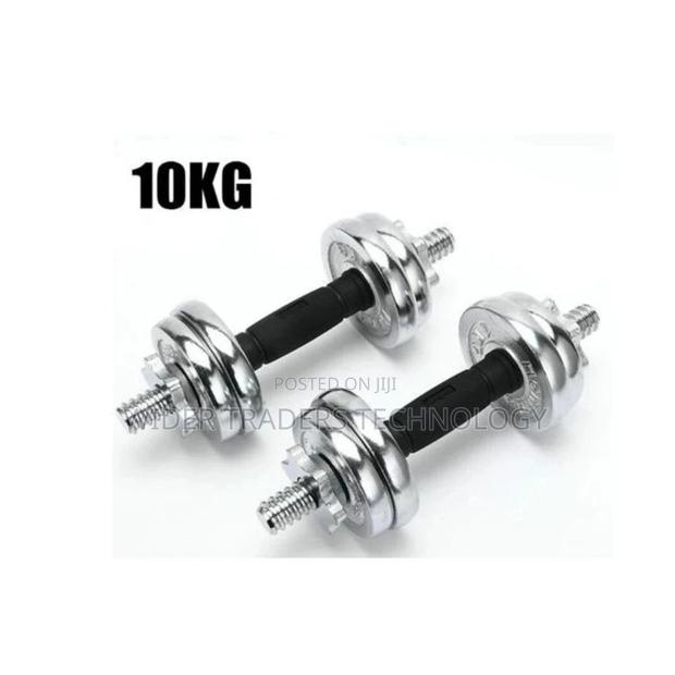 Chrome Dumbbell 10kg Ctn Package