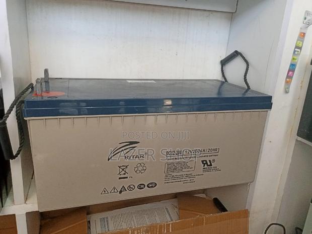 12v200ah Ritar Battery,White - main view