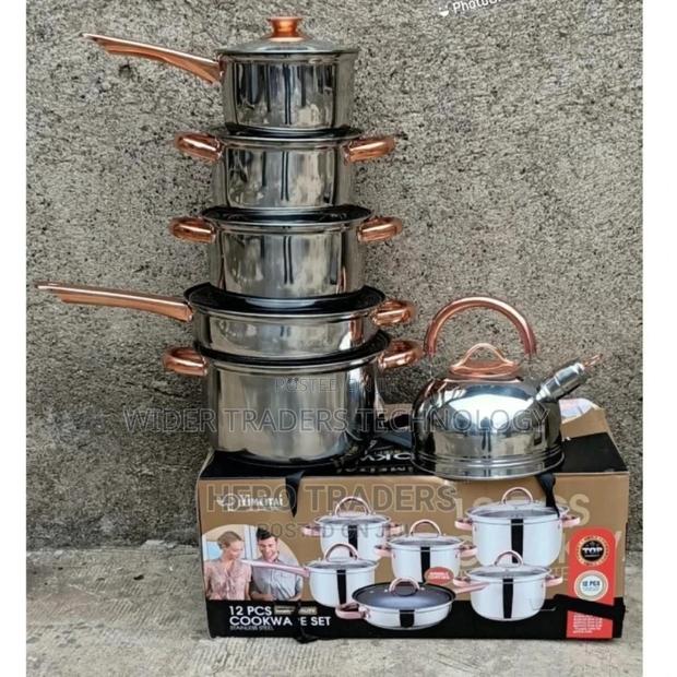 12 Pc Cook Ware With Kettle Yimeitai