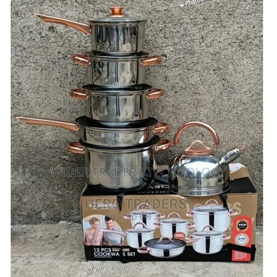 12 Pc Cook Ware With Kettle Yimeitai