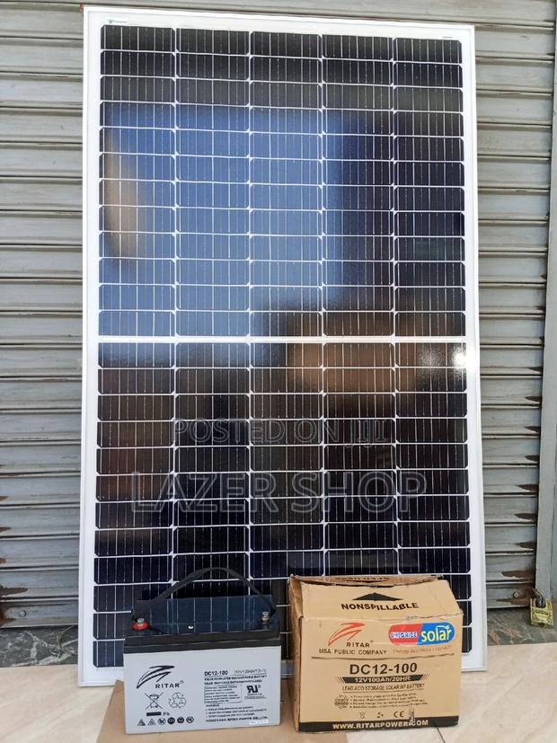 250w Solar Panel,12v200ah Battery - main view