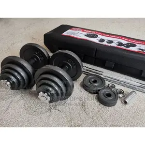 Dumbbell Barbell Set, 1 Rod 2 Bar, Weight: 50 Kg