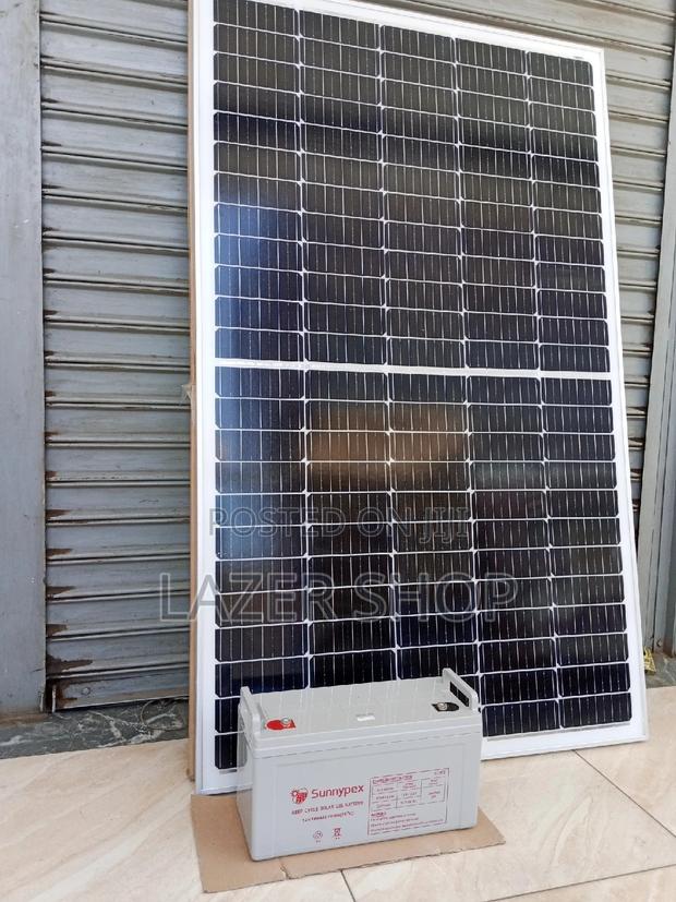 250w Panel+12v100a Sunnypex Battery - thumbnail 3