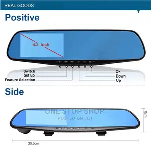 Reaview Screen With Rear and Front Camera