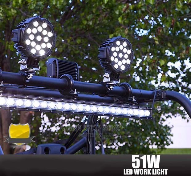 2pcs 7inch Round Spot Led Offroad Lights