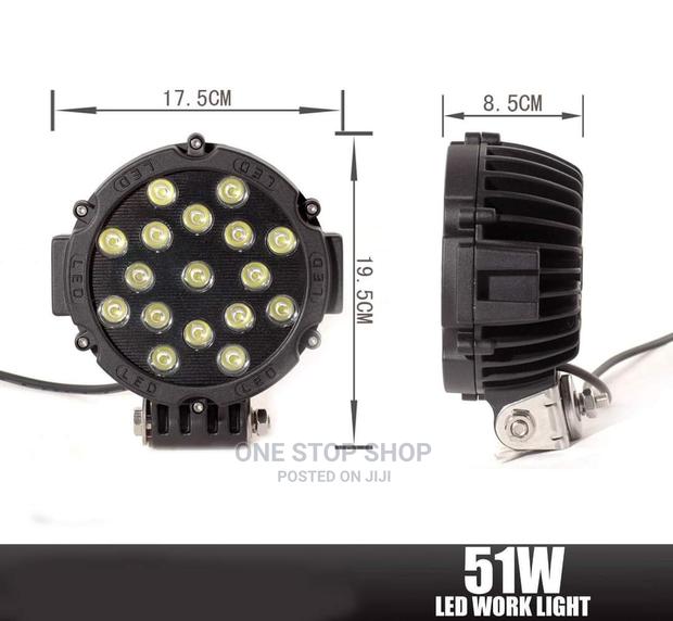Black 51w Led Work Light - thumbnail 4